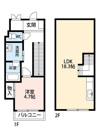 シャトーヨサミの物件間取画像